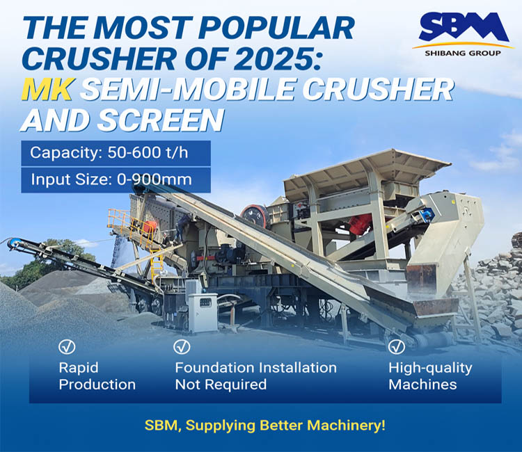 britador e peneira semi-m&oacute;vel MK