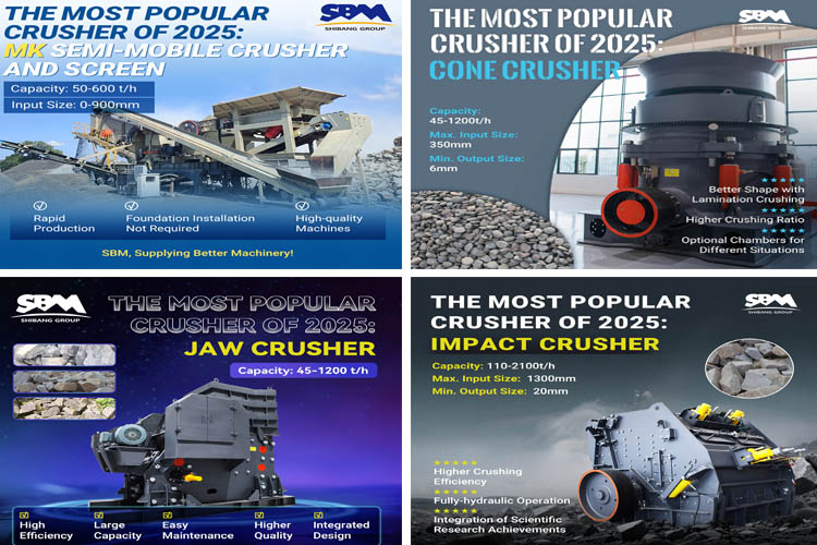 Equipamentos de Britadores de Pedra Mais Populares da SBM