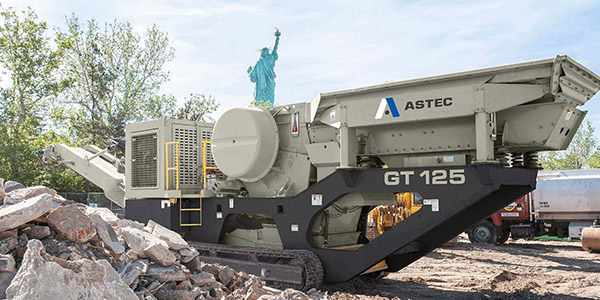 Britador móvel Astec