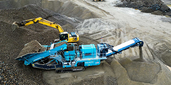 Britador móvel Terex